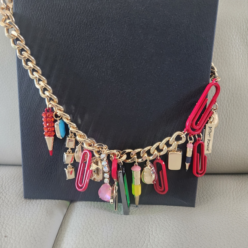 Betsey Johnson Teacher Necklace